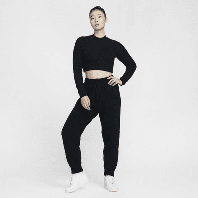 NIKE タイトロングスリーブニット ブラック FZ1717-010 Mサイズ NIKE公式】ナイキ スポーツウェア フェニックス コージー ブークレ